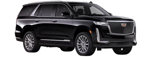 black cadillac escalade suv