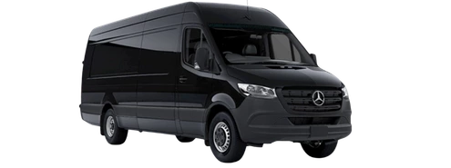 black mercedes sprinter van