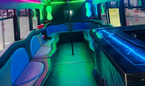 chevy party bus interior