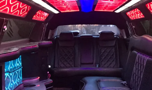chrysler 300 stretch limo back interior